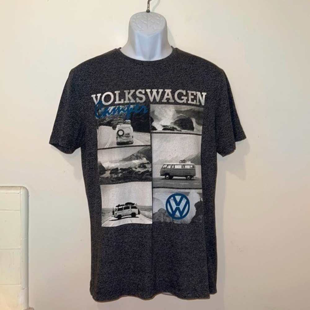 Unisex Official Volkswagen Heather Gray Volkswagen Camper Graphic Tee